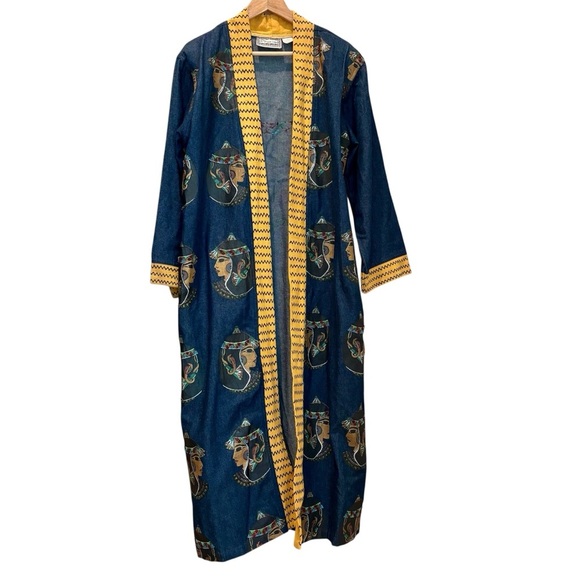 Vintage 90s Molato Kimono Egyptian Beaded Size Small - Picture 1 of 9